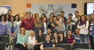 Fotos de grupo visita a a la sede de COCEMFE Asturias