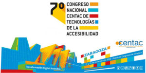 cartel 7 congreso nacional centac tecnologias accesibilidad