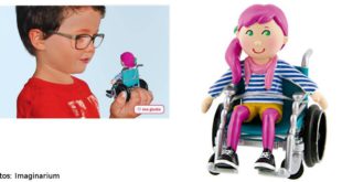 Emily muñeca en silla de ruedas de Imaginarium