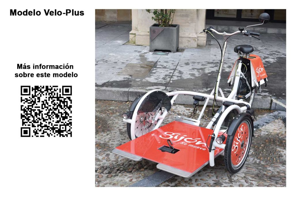 Modelo Velo-Plus. Bicicleta adaptada